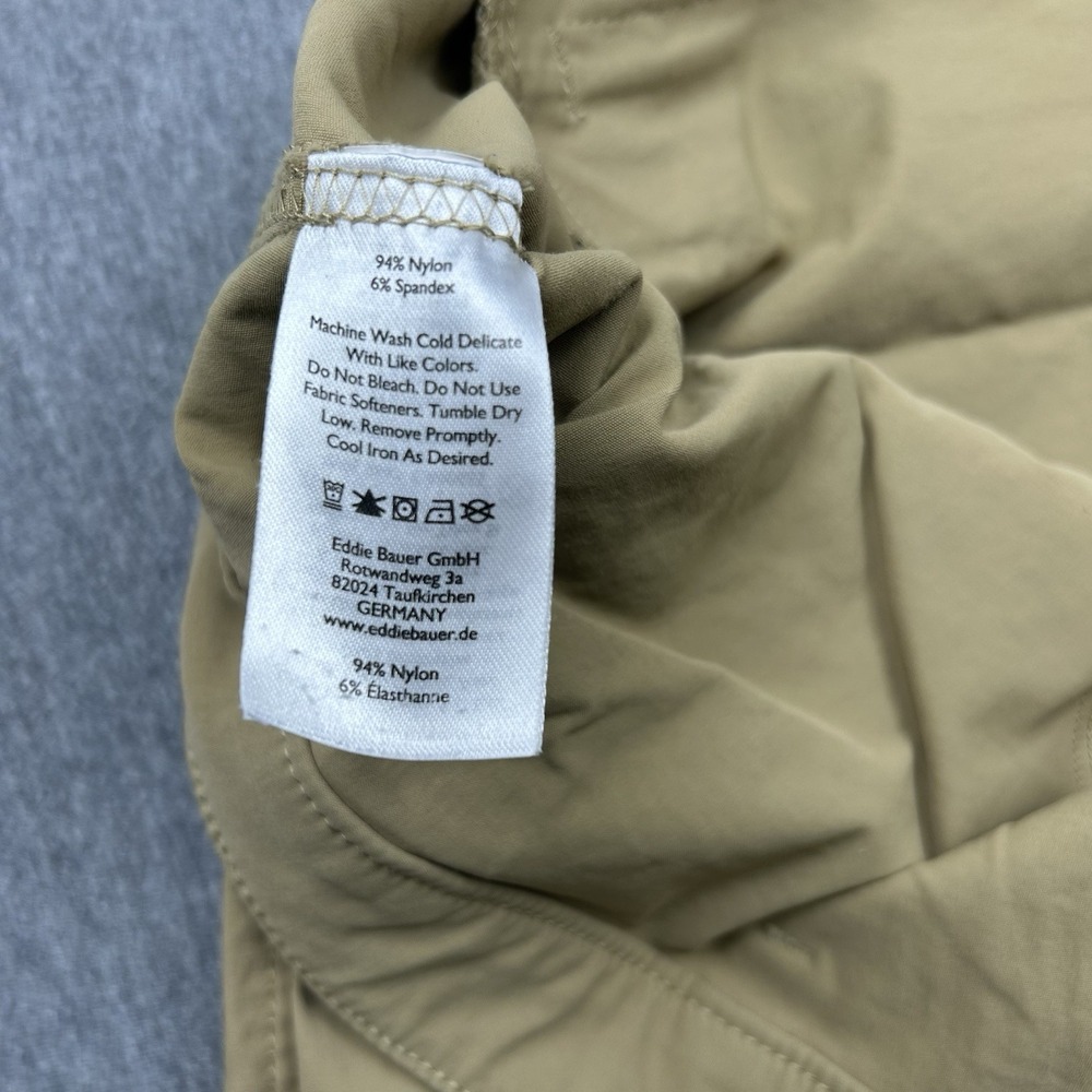 Eddie Bauer Travex Shorts Men's 44 Khaki Flat Front 10" Inseam Outdoor Hiking - Picture 9 of 15